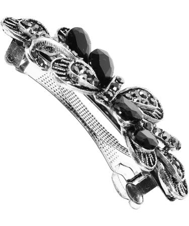 Beaupretty Accessories rhinestone hair clip aesthetic hair accessories bling hair clips for women Fancy hair clips rhinestones hair clip Hair jewelry for wedding Miss bow tie Metal Wedding - Buy Online on GoSupps.com