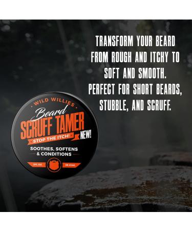 Wild Willies Beard Cream - Soothing Scruff Tamer for Short Beards & Stubble | Nourishing Green Tea & Aloe Vera | Buy Internationally - Buy Online on GoSupps.com
