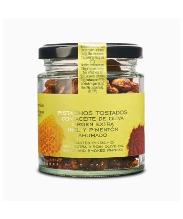 Roasted pistachios with honey and smoked paprika - La Chinata (110 g)