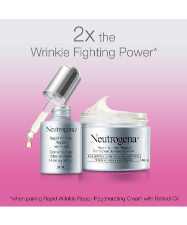 Neutrogena Anti Aging Retinol Oil for Face Rapid Wrinkle Repair Face Serum and Eye Serum 30 Milliliters Face Oil - Buy Online on GoSupps.com