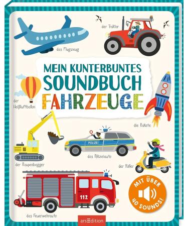 My Colorful Sound Book - Vehicles | 40+ Realistic Sounds | High-Quality Sounds for Kids 2+ - Buy Online on GoSupps.com