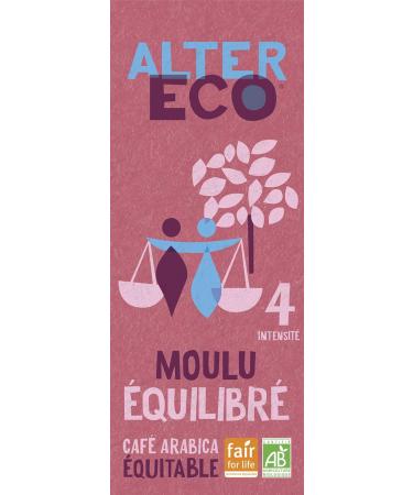  ALTER ECO ALTER ECO - Equilibrium Ground Coffee - Organic Arabica Coffee - Fair Trade - Intensity 4 - Pack of 6 x 250g - Buy Online on GoSupps.com