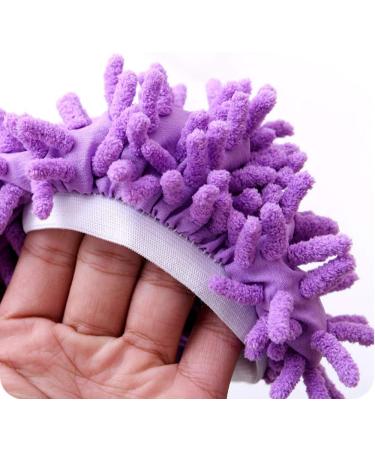 Mop Slippers Shoes Cover Multi Function Dust Floor Home Cleaning Mopping Shoes Soft Washable Reusable Slippers Floor Cleaning Shoes for Bathroom Office Kitchen House Cleaning Superior Quality and Creative - Buy Online on GoSupps.com
