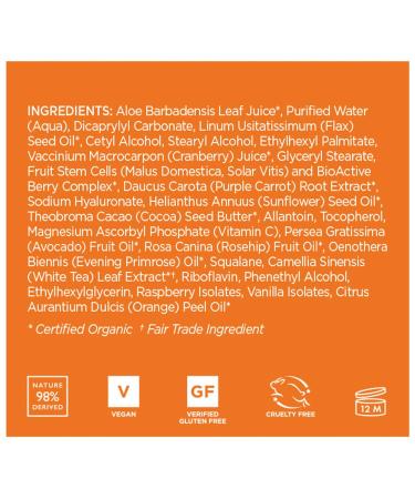 Andalou Naturals Purple Carrot + C Luminous Night Cream 1.7 oz - Brightening Skin Treatment - Buy Online on GoSupps.com