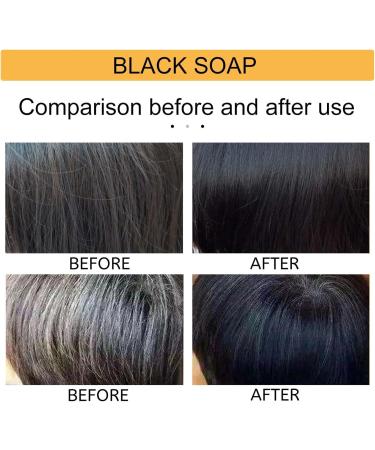 Anti Gray Bar Cover Soap For Gray Hair Reverse Gray Hair Soap Reverse Soap For Gray Hair Hair Darkening Shampoo Bar Solid Shampoo Bar (3PC) - Buy Online on GoSupps.com