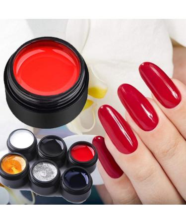 Mona43Henry Wire Drawing Nail Gel Nail Design Point to Painting Gel Lacquer Varnish Pulling Silk Spider Gel Nail Polish Compatible Black - Buy Online on GoSupps.com