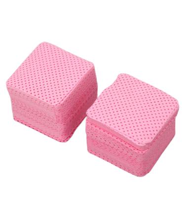 Betued 1000 Pink Nail Polish Remover Wipes Lint Free Wipes Nail Polish Remover Pads Eyelash Extension Cleaner Wipes