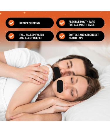 BloomTape Advanced Mouth Tape (30 Count) for Restful Sleep | Ideal for Mouth Breathers, Snorers & Sleep Apnea | Beard-Friendly Design for Comfort | Black Label - Buy Online on GoSupps.com