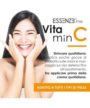 Essenze - Anti-wrinkle and Illuminating Vitamin C Face Serum - Moisturizing and Firming for the Eye Contour - Smooth Luminous and Revitalized Skin - Fast Absorption 30ml - Buy Online on GoSupps.com