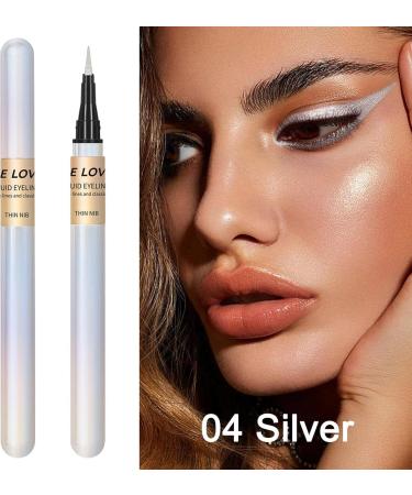 Makeup Eyeliner Liquid Fine Tip Matte Liquid Eye Liner Pens - Highly Pigmented Quick Drying Waterproof Eye Liners for Women Makeup Shows Halloween All Eye Shapes Aviere 04# - Buy Online on GoSupps.com