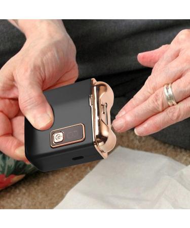 Automatic Nail Clippers Electric Nail Clippers | 3 Modes Adjustable Safety Nail Clippers - Electric Pedicure Manicure Tool Silent Nail Clippers with Container Luc Black - Buy Online on GoSupps.com