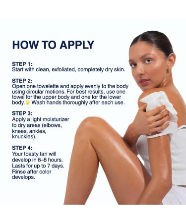 Endless Luxe Golden Body Towels Self-Tanning Towelettes (8 Count) | Medium Natural Tan Hydrating with Hyaluronic Acid & Vitamin E | Vegan Streak-Free Made in USA - Buy Online on GoSupps.com