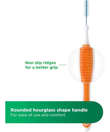 Gum Trav-Ler Professional Interdental Brushes - Antibacterial Bristles Ergonomic Handle ISO Size 4 (1.4mm) - 18 Units + Free Sample - International Shipping Available - Buy Online on GoSupps.com