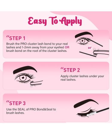 Buy Lash Bond & Seal Waterproof Glue - Super Strong Hold for Cluster Lashes | Long-lasting Aftercare Sealant - International Shipping - Buy Online on GoSupps.com