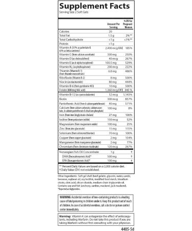 Carlson Labs Pre-Natal Multivitamin Tablets with DHA, 120 Count - Buy Online on GoSupps.com