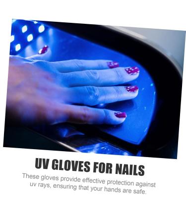 Ipetboom 4 Pairs Women's Sun Protection Gloves Gel Nail Lamp Uv Gloves Uv Gloves for Gel Manicures Uv Protection Gloves Manicure Uv Gloves for Manicure Anti-uv Nylon Accessories - Buy Online on GoSupps.com