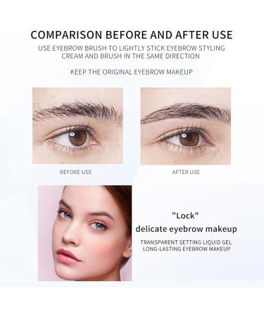 Clear Brow GelLong Lasting Clear Brow Lift Glue Professional Brow Lift Safe Brow Fix Gel for preventing blooming of eyelashes and eyebrows Limitoll - Buy Online on GoSupps.com