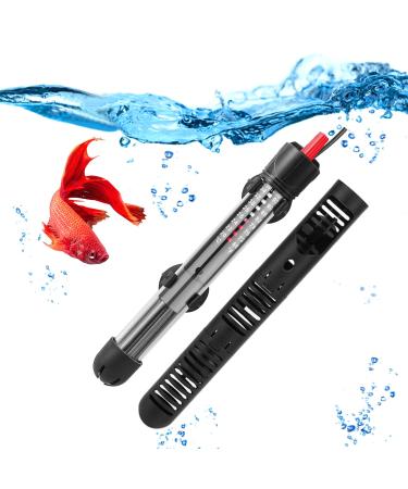 RuikDly aquarium heating 100W 120l aquarium heating element adjustable heating stick aquarium with suction cups waterproof thermostat aquarium heater for fish tanks and aquarium (220-240V) - Buy Online on GoSupps.com