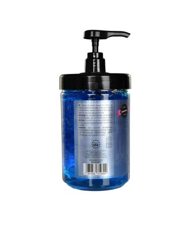 Bumble Bee Shaving Gel Softner for All Skin Types - Non-Irritating Rich Male Fragrance 33.8 Oz Barber Supplies (Blue - Buy Online on GoSupps.com