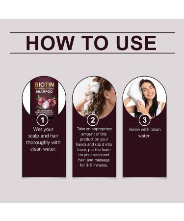  Raevior Onion & Rosemary Hair Growth Shampoo Biotin Shampoo for Stronger Roots and Scalp Care Thickening Cleansing Shampoo for Thinning Hair - Buy Online on GoSupps.com