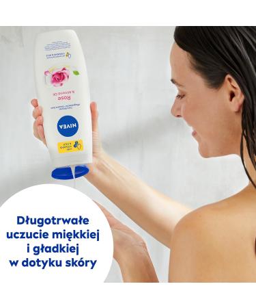 Nivea Care & Roses Care Shower Gel 500ml - Buy Online on GoSupps.com