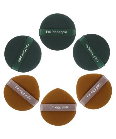 FRCOLOR 12 Pcs Puff Powder Puff Makeup - Hydrophilic Polyurethane Face Sponges for Flawless Foundation Application - Buy Online on GoSupps.com
