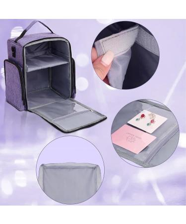 Nail Polish Box Double-Layer Manicure Organizer 2 Removable Storage Boxes Nail Lacquer Pouch Scratch-Resistant Nail Polish Tote with Soft Padding Inside Safeguards for Travel - Buy Online on GoSupps.com