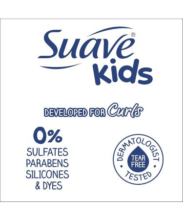 Suave Kids Naturals Tear-Free Sulfate Free Shampoo for Kids Curls - Sweet Almond & Honey - 20 oz - Dermatologist Tested - Buy Online on GoSupps.com