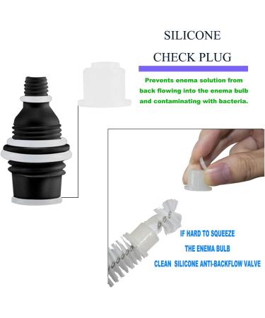 TopQuaFocus 320ml Enema Bulb Kit - Anal Douche for Men and Women - Cleansing Douche Bulb (320ML Black) - Buy Online on GoSupps.com