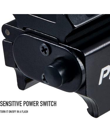 Pinty Red Laser Sight: Waterproof, Military Grade, Low Profile Compact with Rail Mount - For Precision Shooting - Buy Online on GoSupps.com