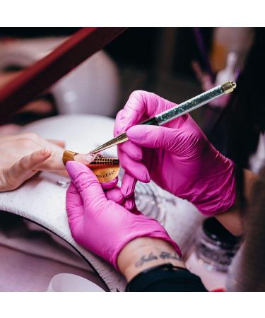 Panysilioer Pen Rhinestone Acrylic Handle Carving Painting Gel Nail Extension Manicure Liner Pen 05 5# dark green stripe (short pull) - Buy Online on GoSupps.com