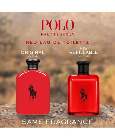 Ralph Lauren - Polo Red - Eau de Toilette - Men's Cologne - Woody & Spicy - With Grapefruit Saffron and Redwood - Medium Intensity 125ml/4.2 Ounce - Buy Online on GoSupps.com