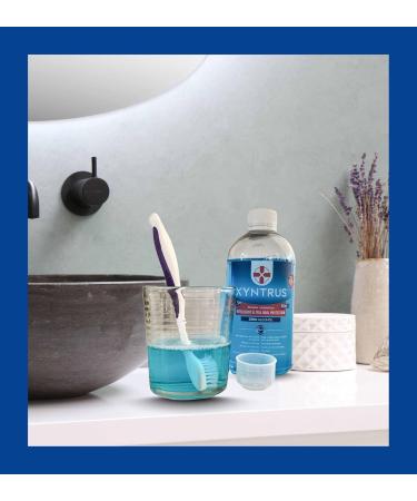 Antiseptic Mouthwash | Bio-Mouthwash XYNTRUS | Mouthwash | Mouthwash | 50 Uses | Mint | 5 Hours | For Viruses | Bacteria | Fungal | Alcohol Free Mouthwash - Buy Online on GoSupps.com