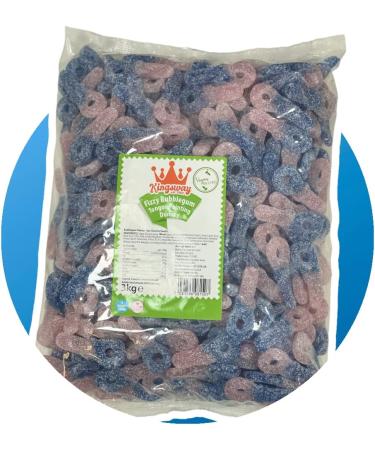 Kingsway Fizzy Bubblegum Dummies 3kg Bulk Bag - Suitable for Vegans and Vegetarians (500g) - Buy Online on GoSupps.com