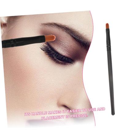 BIUDECO 10pcs Nose Shadow Brush Creme Blush Eye Makeup Eyeliner Blush Cream Blush Brush Black Wooden Handle - Buy Online on GoSupps.com