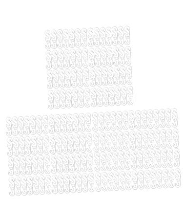 Clispeed 450 Stk MA SK extension hook holder for ear extends Zapfa hook coupling extension facial extension hook question Band buckle ear protection tape like white facial mask