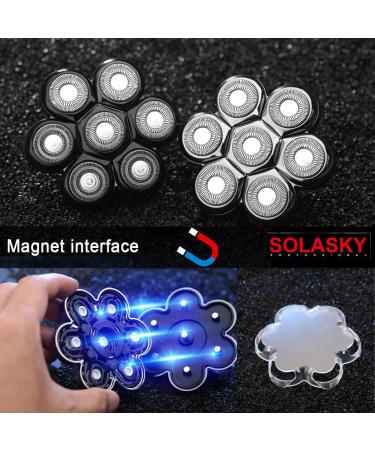 Universal Magnetic 7-Blade Replacement Head for Freedom Shaver | High-Quality Head Shaver Blades - Buy Online on GoSupps.com