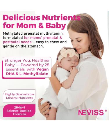 NEVISS Prenatal Vitamins for Women + Collagen Peptides Gummies for Women - Buy Online on GoSupps.com
