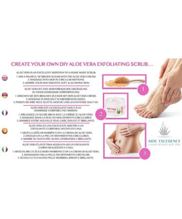 ALOE EXCELLENCE - Nourishing Face & Body Cream with Aloe Vera & Rosehip Oil | International Shipping Available - Buy Online on GoSupps.com