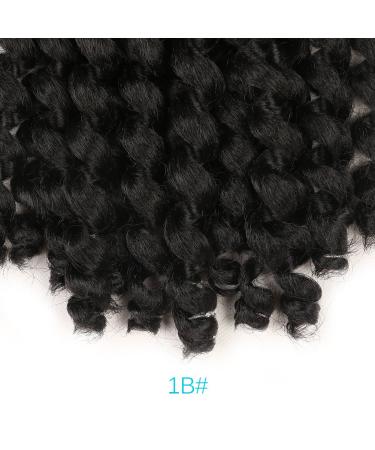 Xtrend Hair 8 Inch Wand Curl Twist Braids Crochet Curly Hair Extension 1B 5 Packs/Lot - Buy Online on GoSupps.com