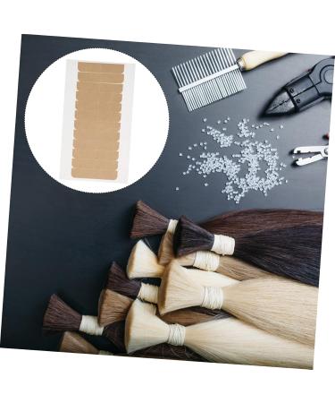 Beatifufu 5 Sheets Double-sided Tape Adhesive Hold Wig Tape Wig Tape Strips Two Sided Tape 2 Side Adhesive Hair Tapes Hair Extension Tape Double Sides Tape Double Sided Sticky Tape Mini Tape 2X0.5X0.1CM Khaki - Buy Online on GoSupps.com
