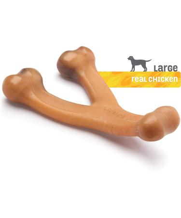 Benebone Wishbone Dog Chew Toy for Aggressive Chewers - Real Chicken Flavor | Large Size - International Shipping Available - Buy Online on GoSupps.com