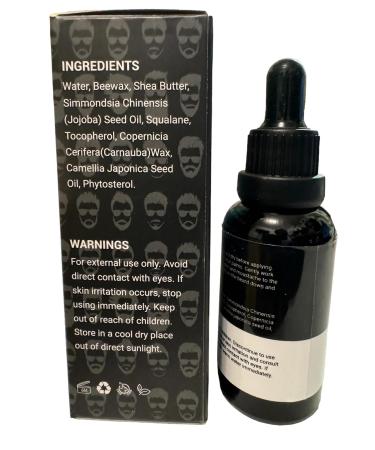 Beard Growth Oil Serum | All Natural & Organic Unscented Beard Oil for Men | 30ml Grooming & Self Care Gifts - Buy Online on GoSupps.com
