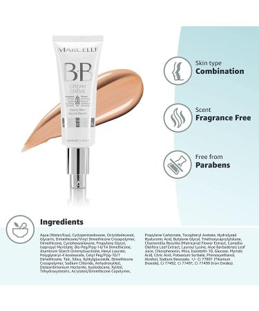 Marcelle BB Cream Beauty Balm Light to Medium Hypoallergenic Fragrance-Free 1.5 Fl Oz - Buy Online on GoSupps.com