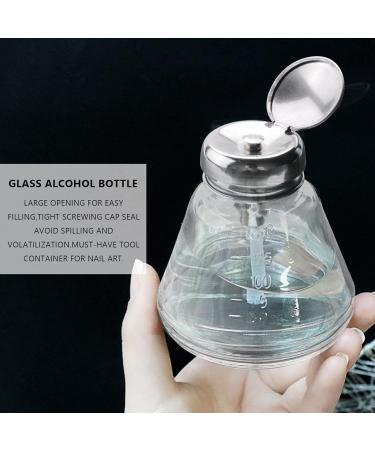 Tsudoku Empty Nail Polish Pump Dispenser Glass Push Down Press Bottle - Buy Online on GoSupps.com