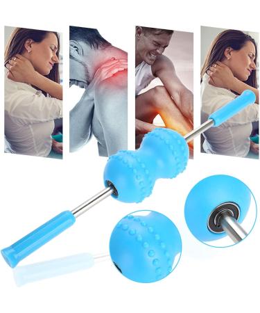 Muscle Roller Stick & Yoga Massage Scooter | Pain Relief & Increased Blood Circulation | Sore Muscle Relief with Pressure Points - Buy Online on GoSupps.com