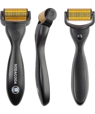 Sodacoda 1200 TITANIUM Micro Needles Derma Roller for better cosmetics application better beauty products absorption daily skin care sustaining your skin condition - 0.25 mm - Buy Online on GoSupps.com