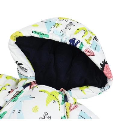 Baby Boys Winter Hooded Romper Snowsuit - H 6-9 Months | Cotton Jumpsuit Outfits - Buy Online on GoSupps.com
