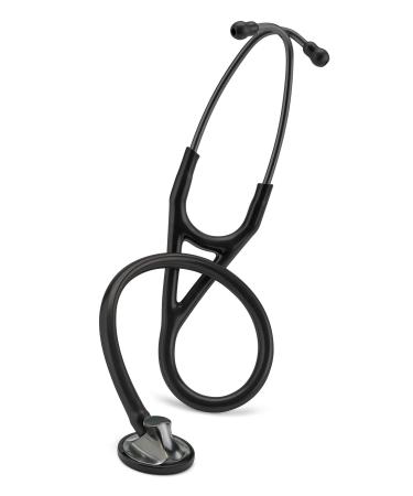 3M Littmann Stethoscope, Master Cardiology, Black Tube, Smoke Chestpiece, 27 inch, 2176 Black Smoke-Finish Chestpiece Stethoscope