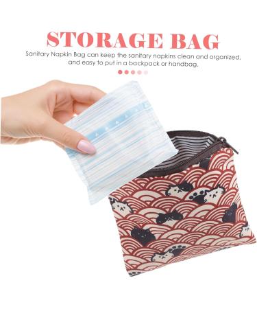 Buy Kombiiuda Women's Portable Hygiene Bag & Tampon Organizer Multifunctional Toilet Paper Holder & Storage for Students | International Shipping - Buy Online on GoSupps.com